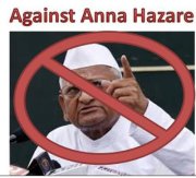 in the against of social worker anna hazare
