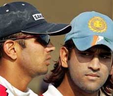 dhoni over dravid out