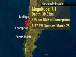 earthquake in chile, chile earthquake