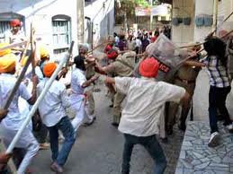 rajoana, clash on rajoana issue one dead curfew in gurdaspur