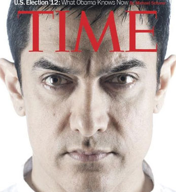 aamir on the cover of time