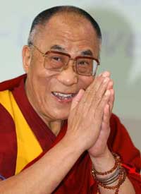 Advani met the Dalai Lama