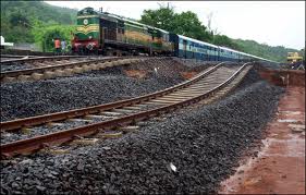 konkan rail disturb due to landslide